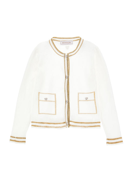 Lurex knitted jacket