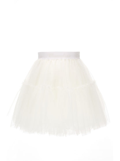 Silk hand tulle skirt
