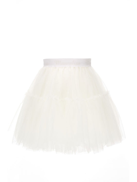 Silk hand tulle skirt