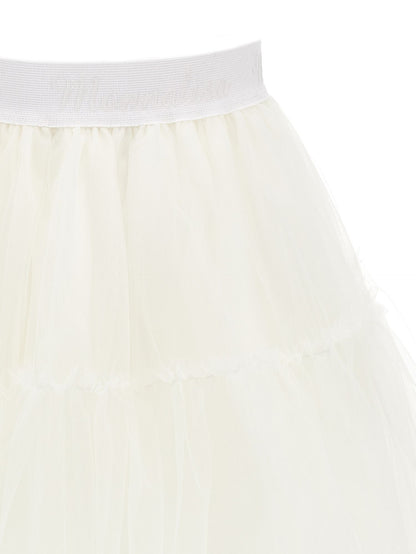 Silk hand tulle skirt