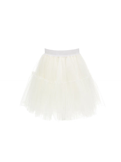 Silk hand tulle skirt