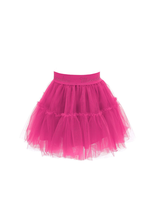 Silk hand tulle skirt