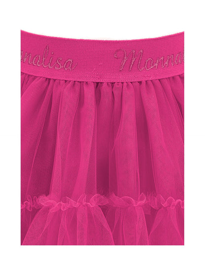 Silk hand tulle skirt