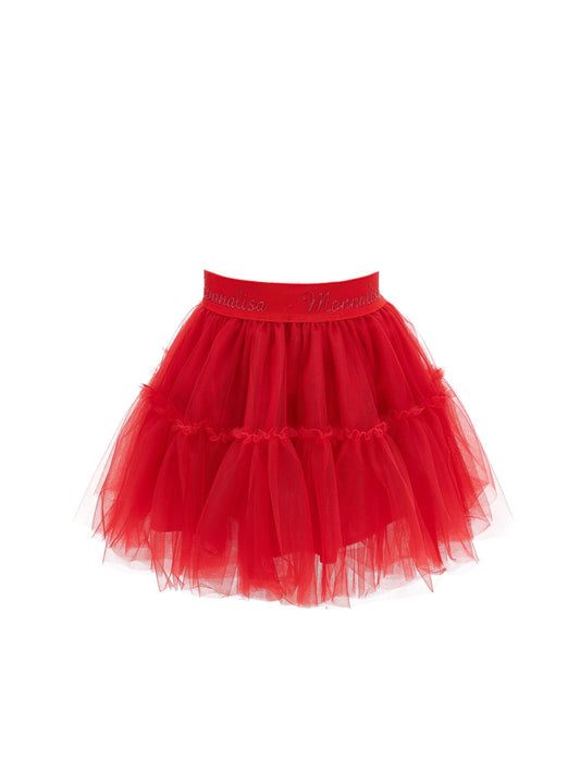 Silk hand tulle skirt
