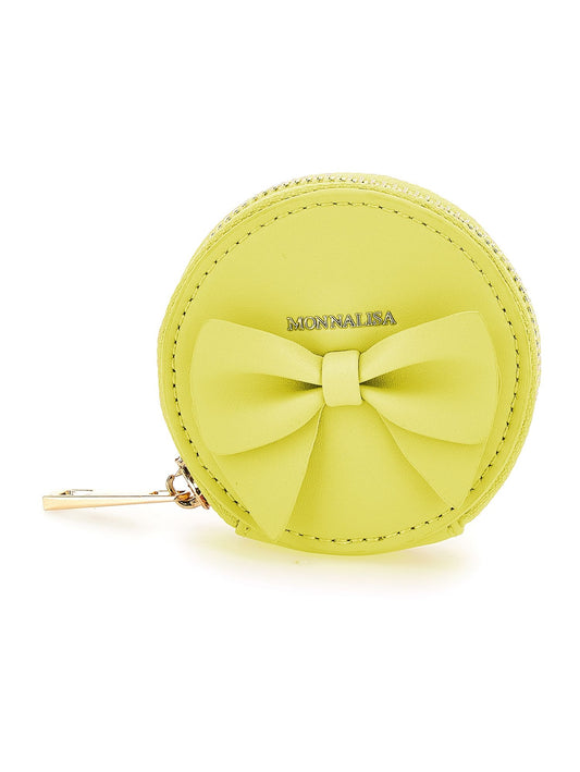 Bracelet purse in regenerated leather