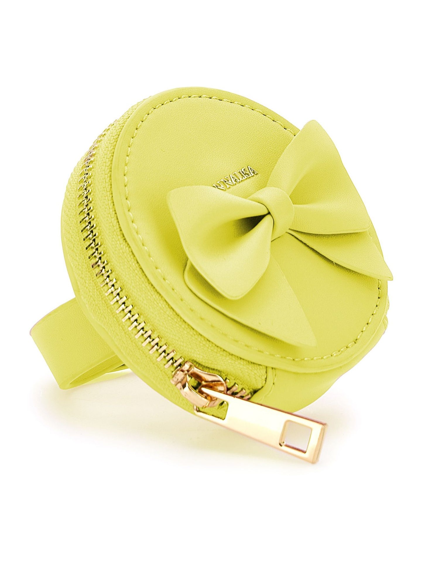 Bracelet purse in regenerated leather