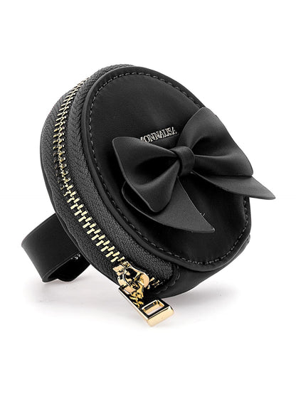 Bracelet purse in regenerated leather