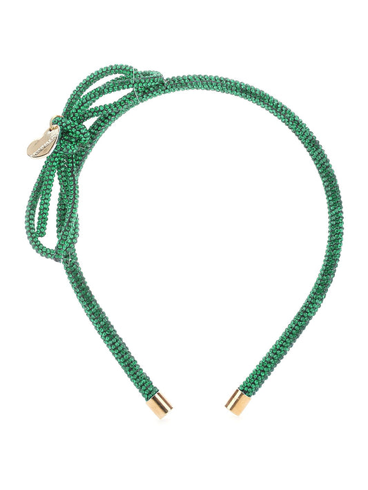 Cerchietto maglia in strass