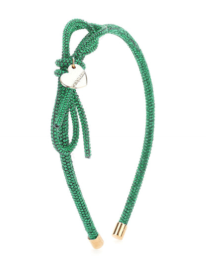 Cerchietto maglia in strass