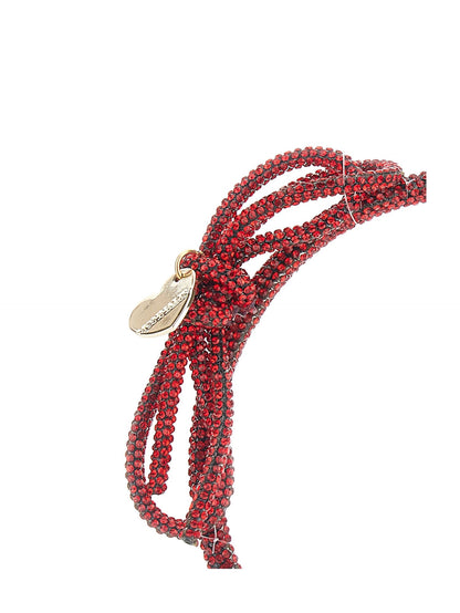 Cerchietto maglia in strass