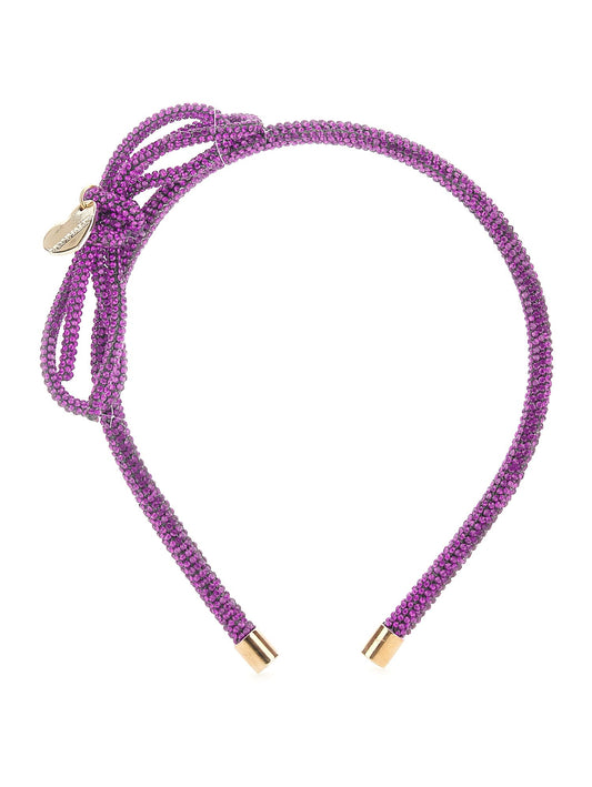 Cerchietto maglia in strass