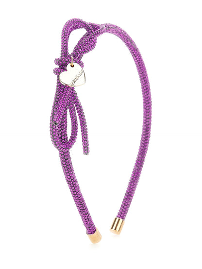 Cerchietto maglia in strass