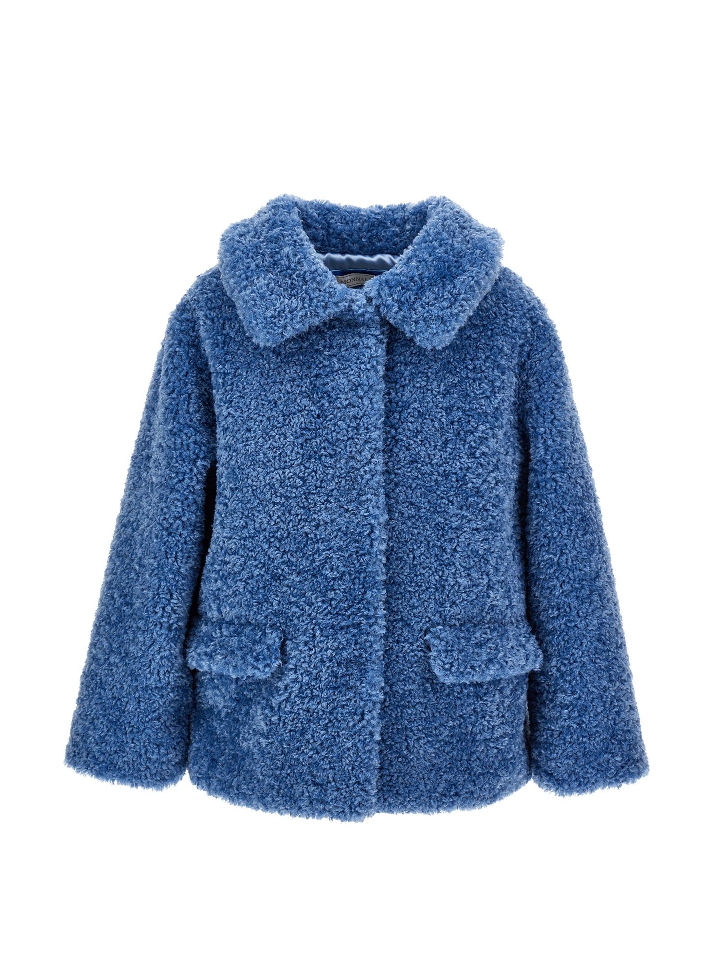 Plush jacket with pockets