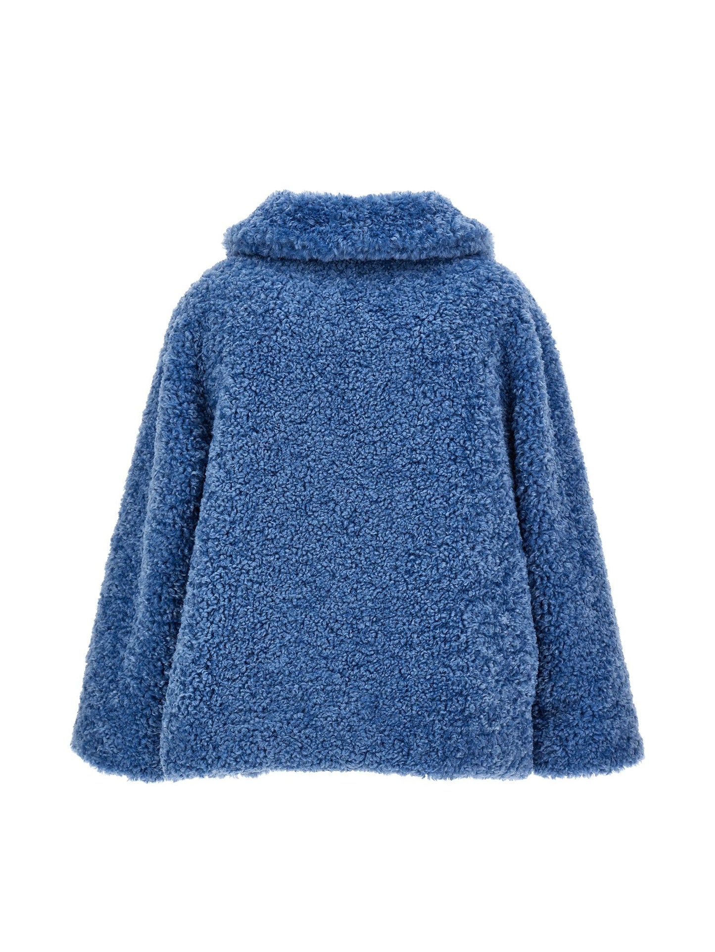 Plush jacket with pockets