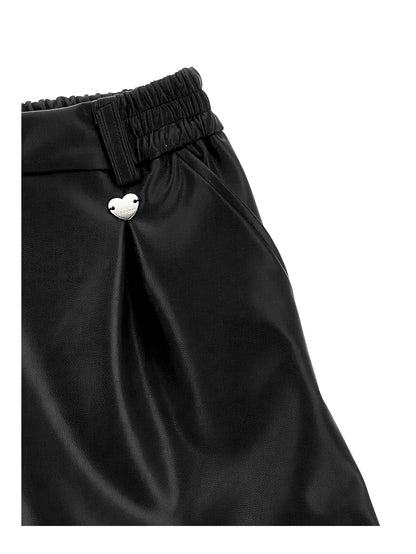 Coated fabric shorts