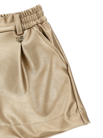 Coated fabric shorts