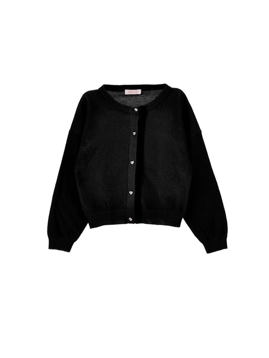 Supersoft cardigan with bow