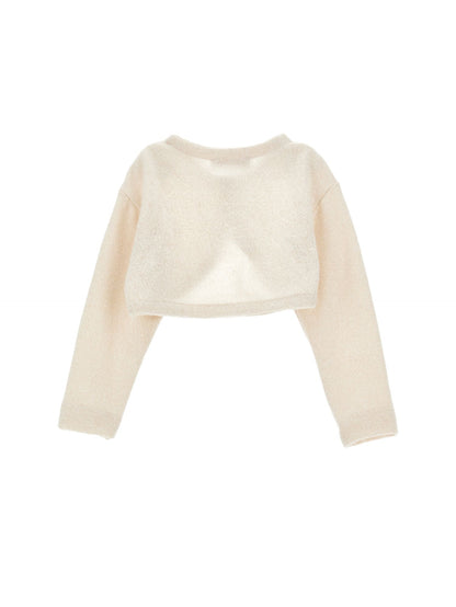 Lurex merino wool wrap