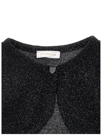 Lurex merino wool wrap