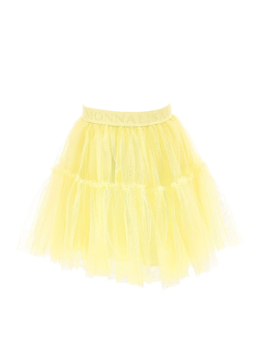 Silk tulle skirt