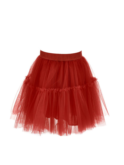 Silk tulle skirt