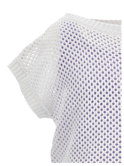Robe ballon avec haut en maille filet