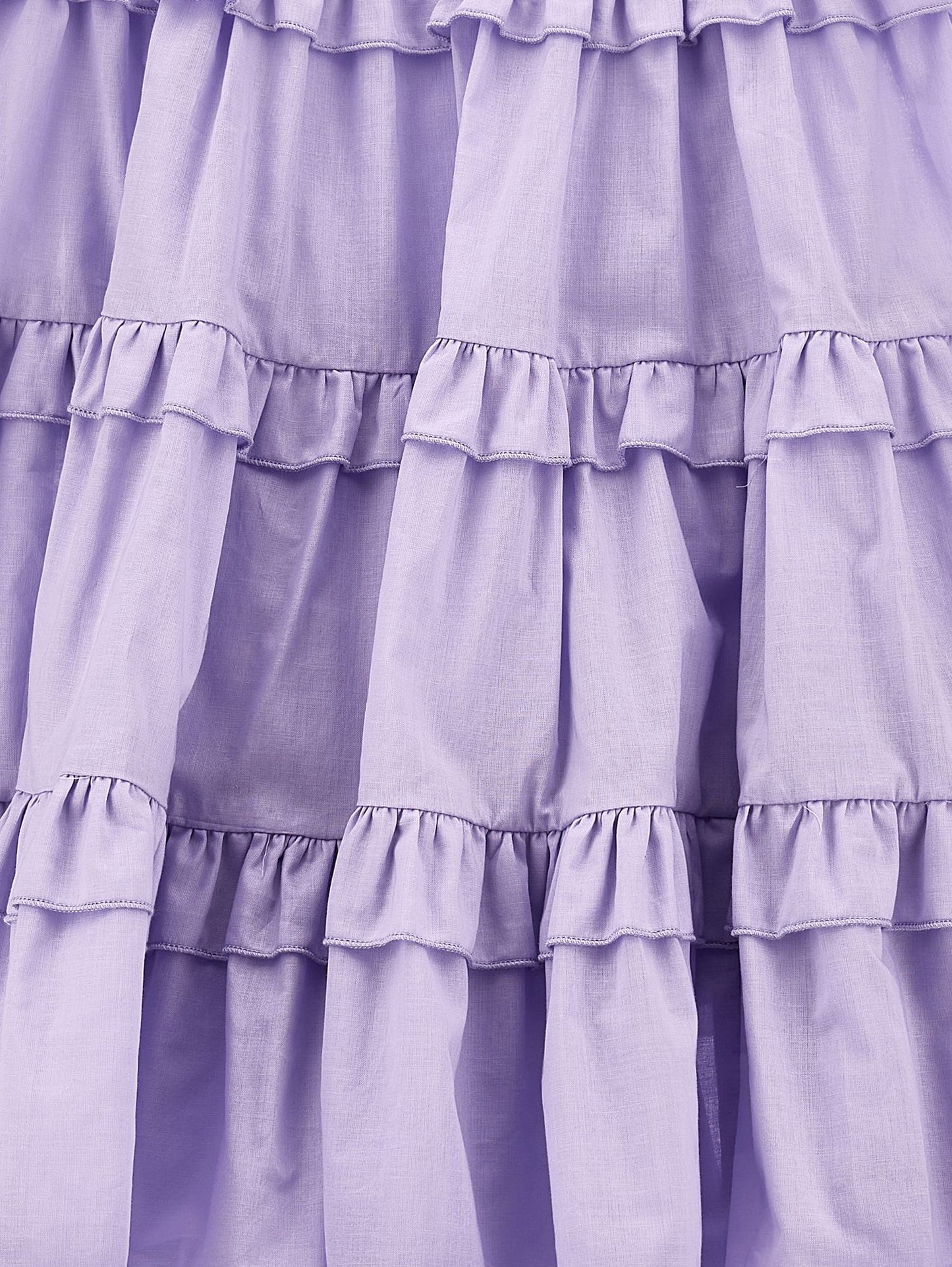 Robe évasée en mousseline