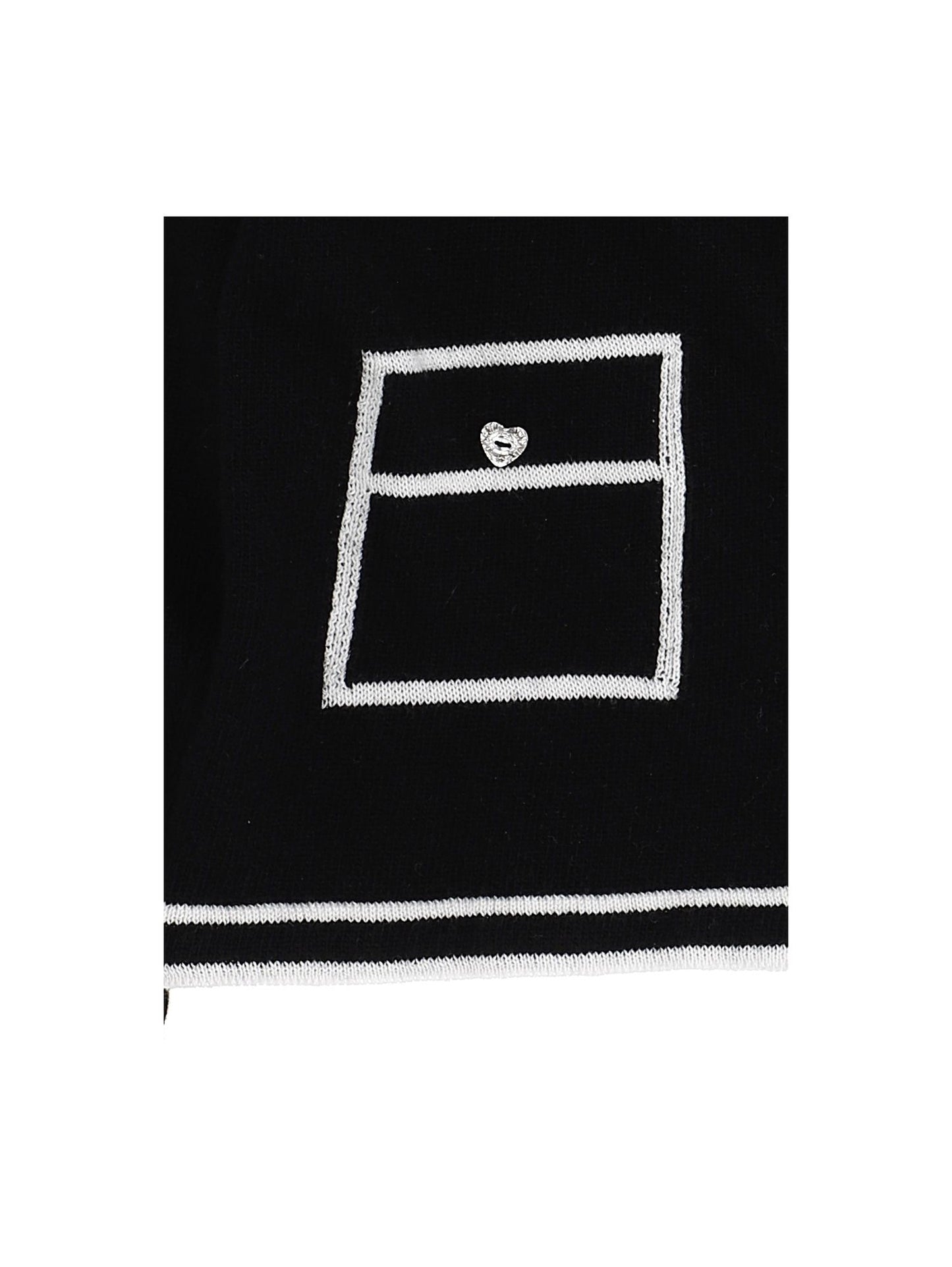 Merino wool cardigan with profile