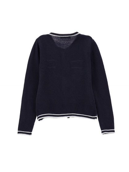 Supersoft two-tone cardigan