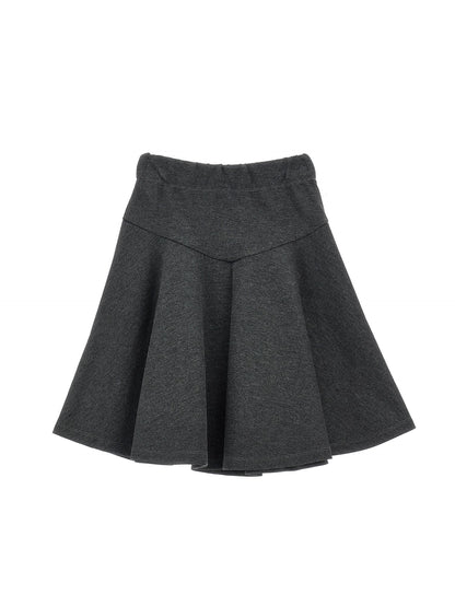 Pinstriped Milanese stitch skirt