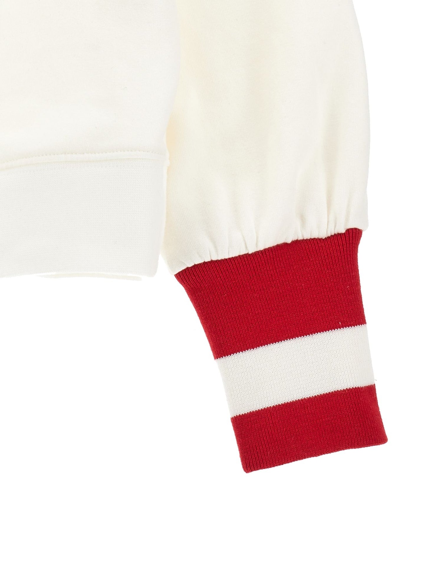 Closed sweatshirt with maxi teddy bear and logo