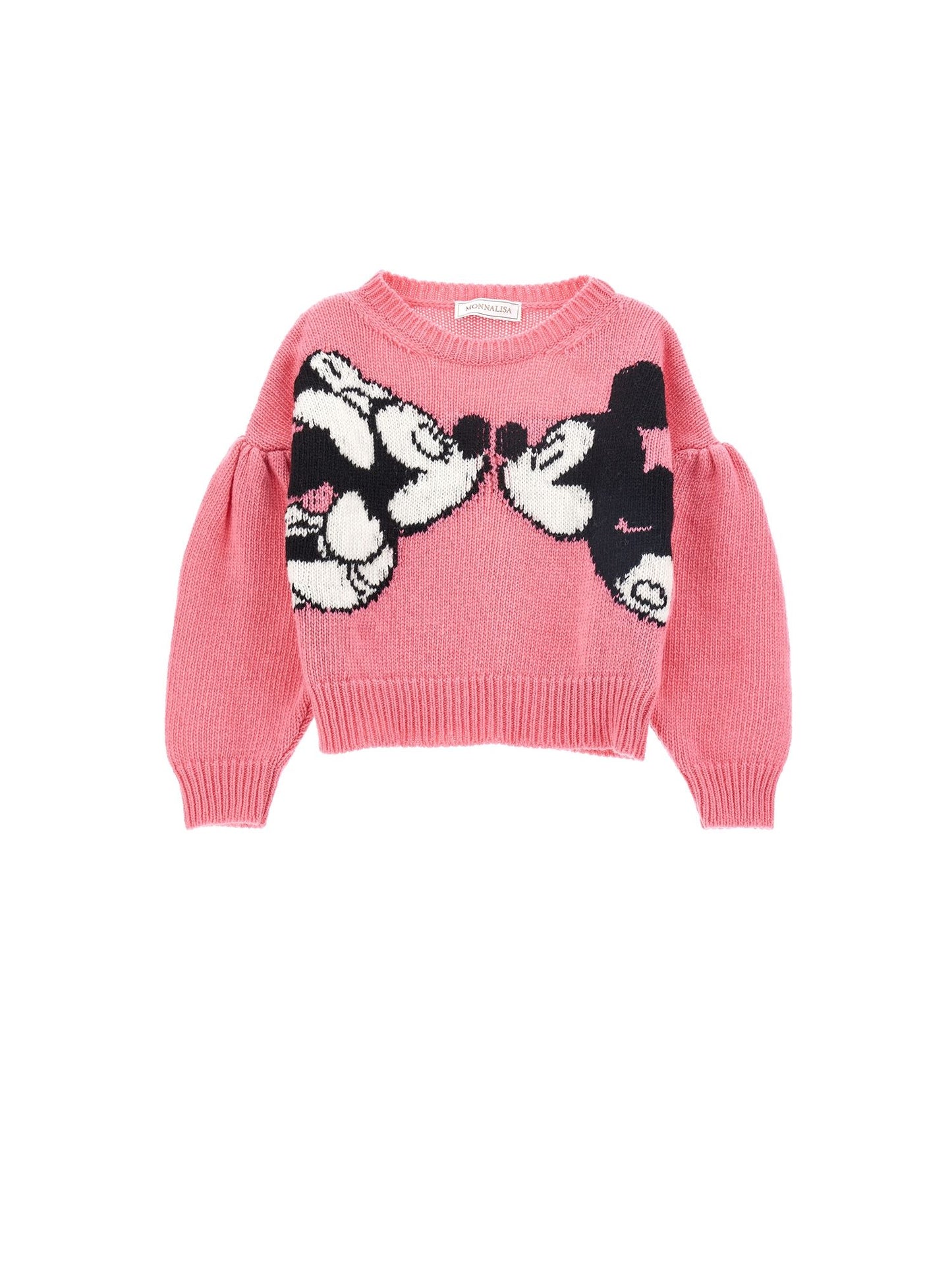 Minnie and Mickey Mouse intarsia merino sweater