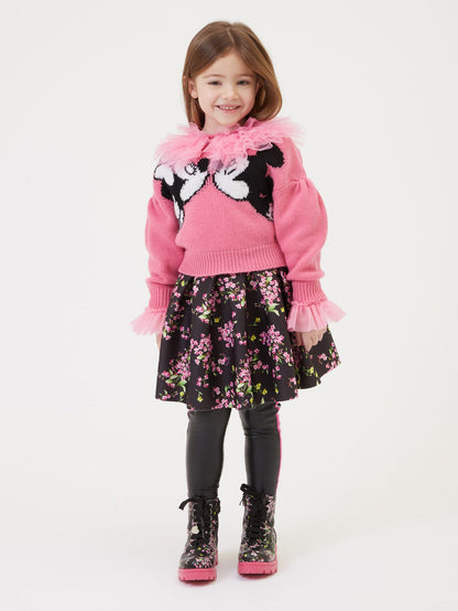 Minnie and Mickey Mouse intarsia merino sweater