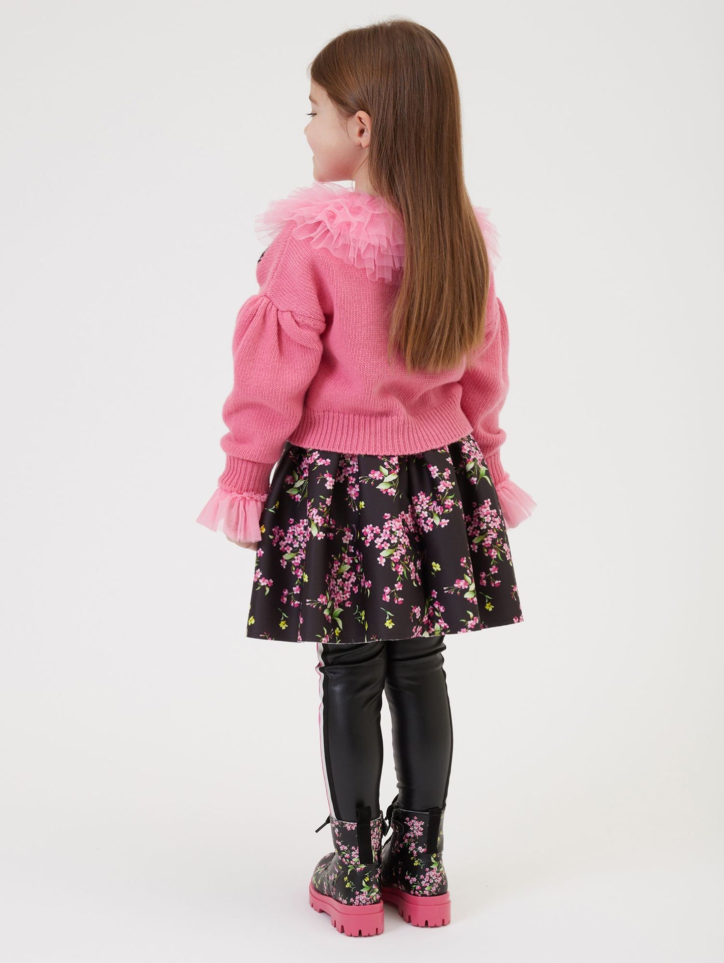 Minnie and Mickey Mouse intarsia merino sweater