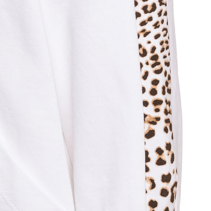 Open animalier sweatshirt