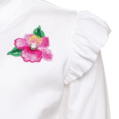 Open sequin sweatshirt