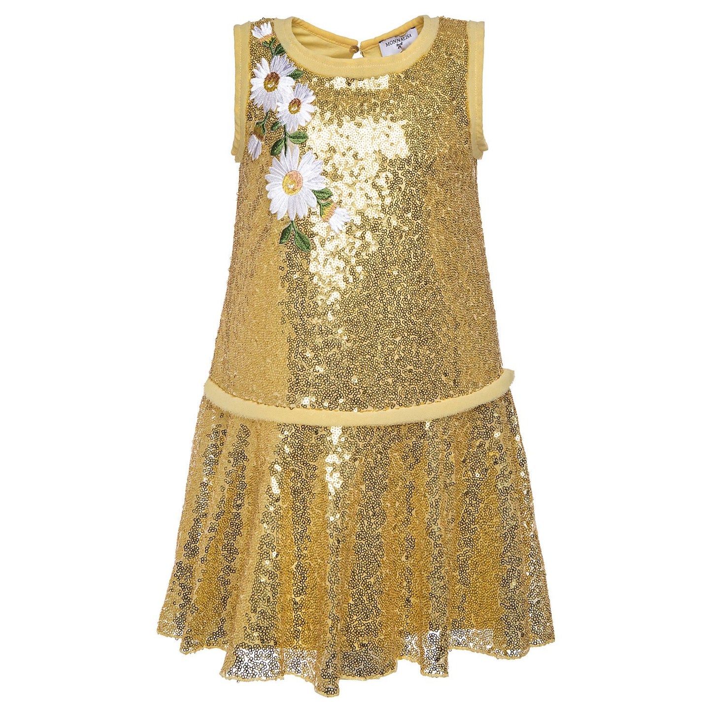 Abito paillettes con ricamo