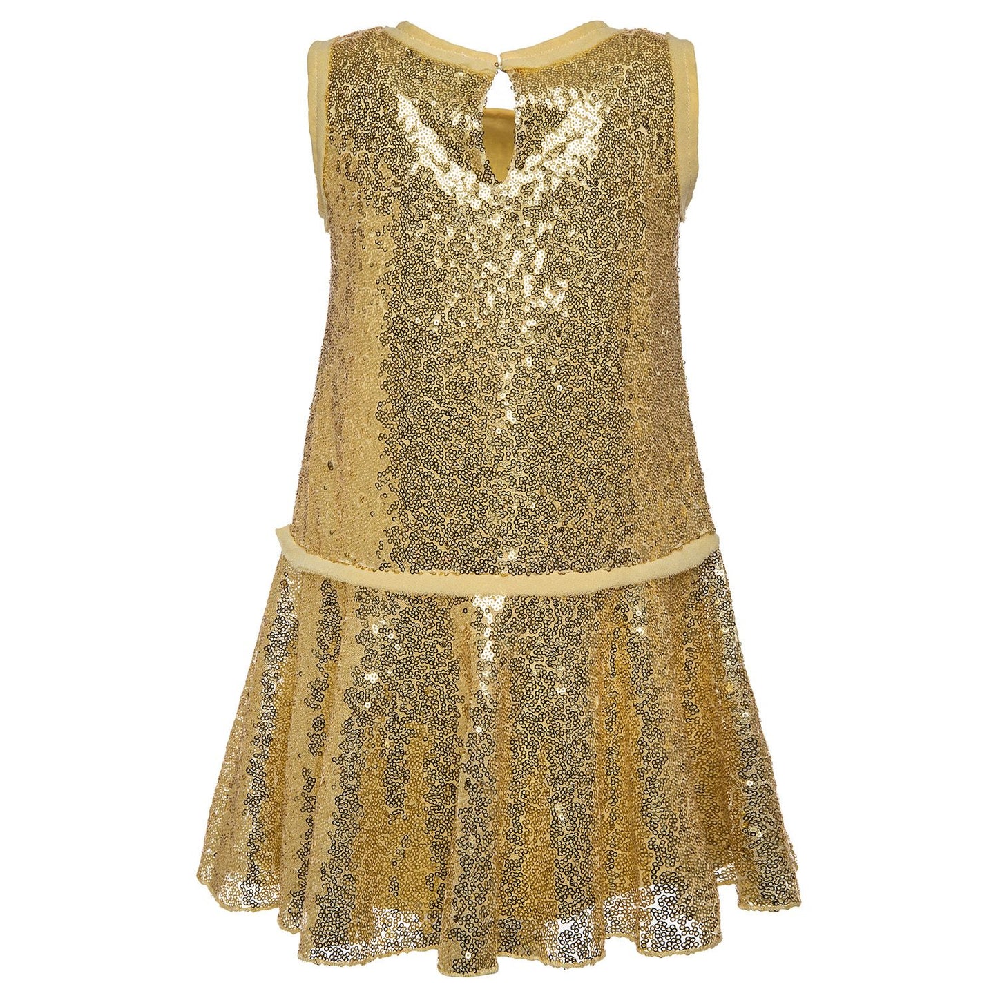 Abito paillettes con ricamo