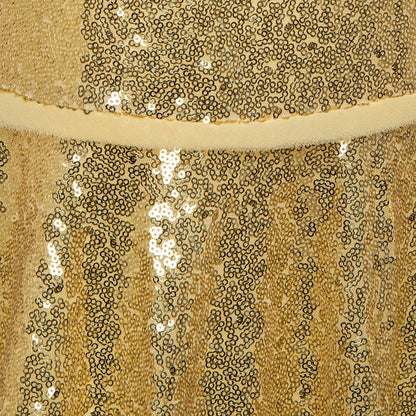 Abito paillettes con ricamo