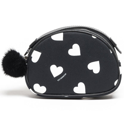 Heart print bum bag