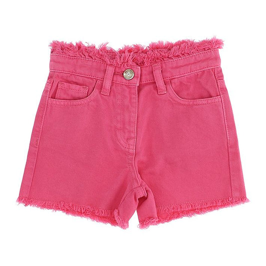 Gabardine and rhinestone shorts