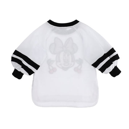 Closed sweatshirt with rhinestones and cartoon