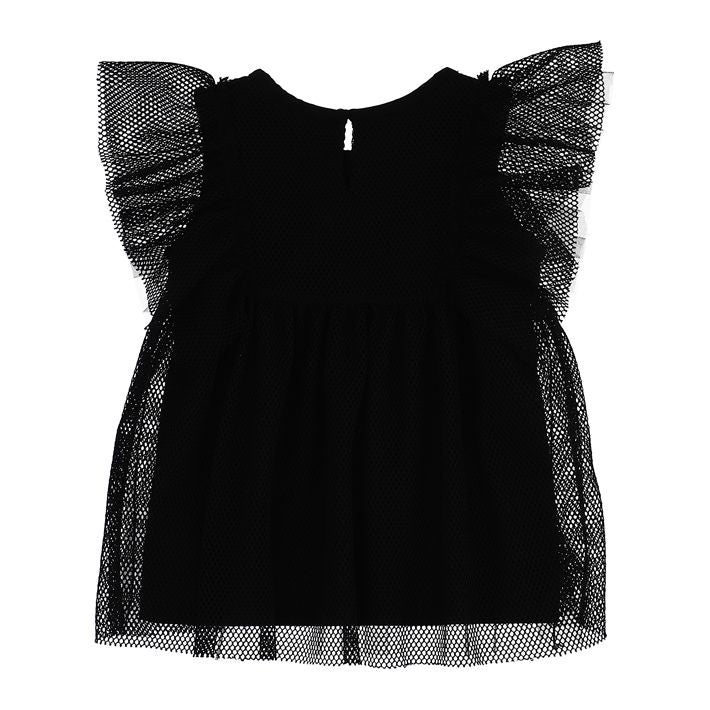 T-shirt tulle e paillettes