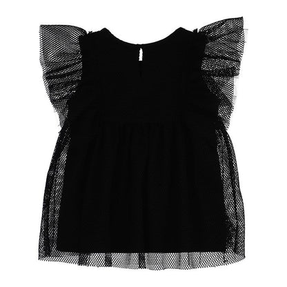 T-shirt tulle e paillettes