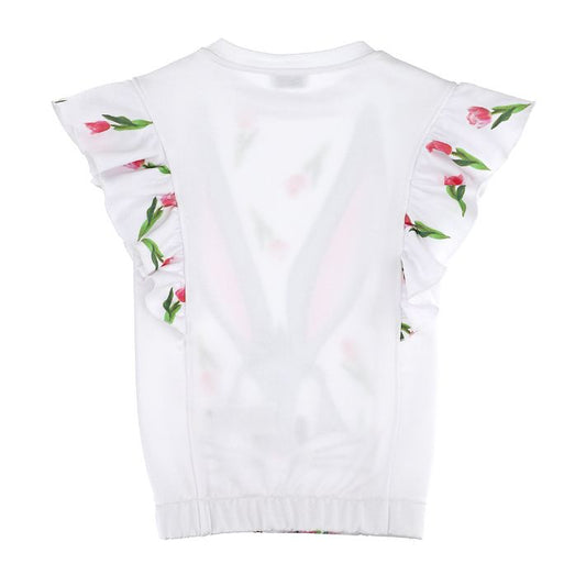 Maxi-print sweatshirt dress