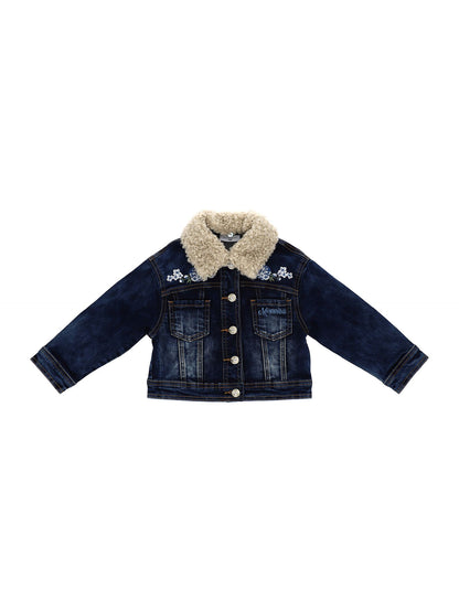Embroidered denim jacket