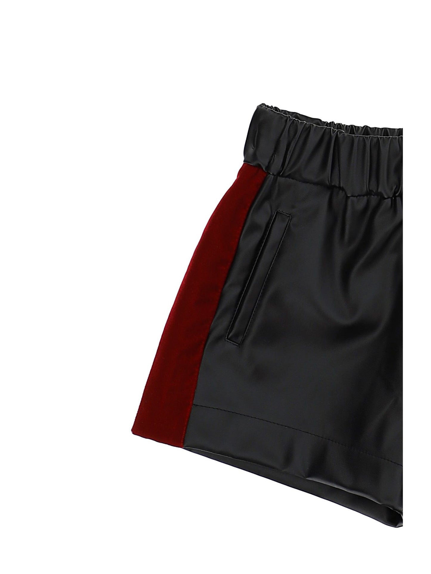 Coated fabric shorts