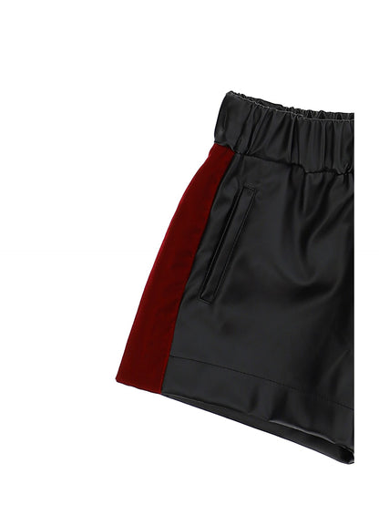 Coated fabric shorts