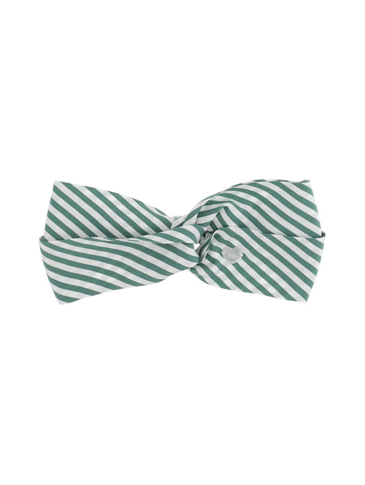 Striped viscose hair band