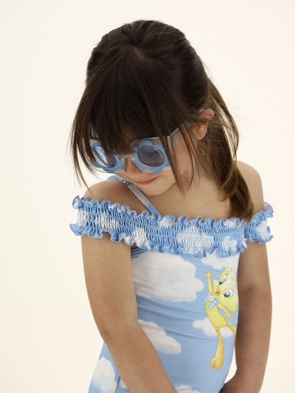 Tweety Clouds One-Piece Swimsuit